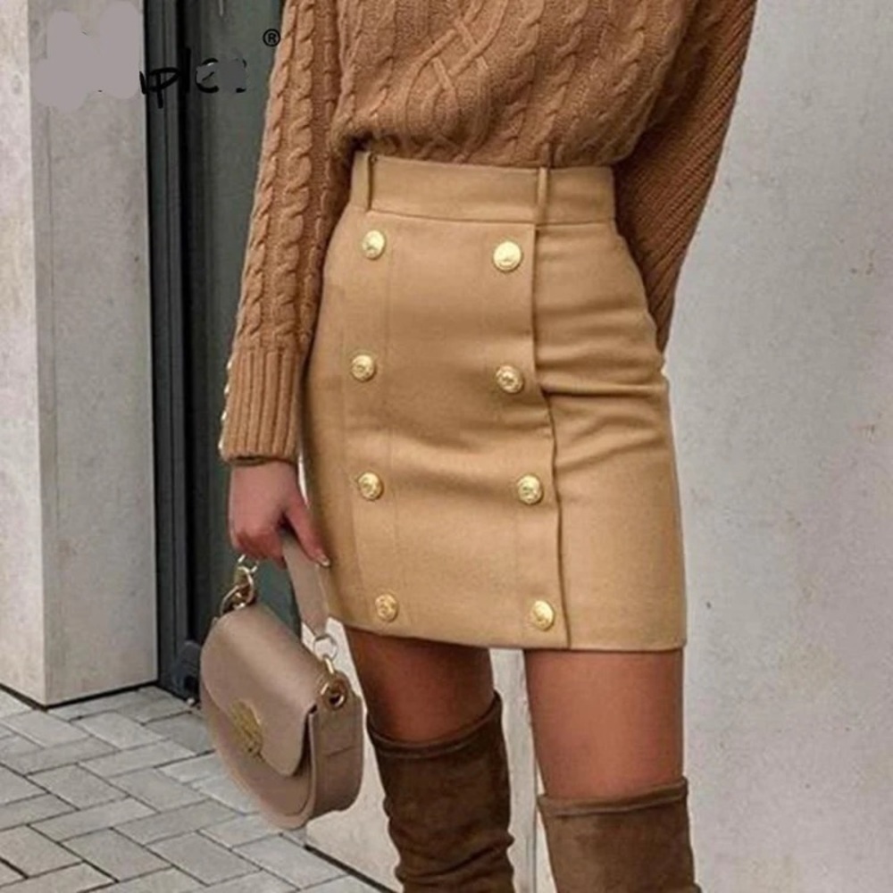 NWT- Beautiful Lauren Ralph Lauren Double Breasted Skirt